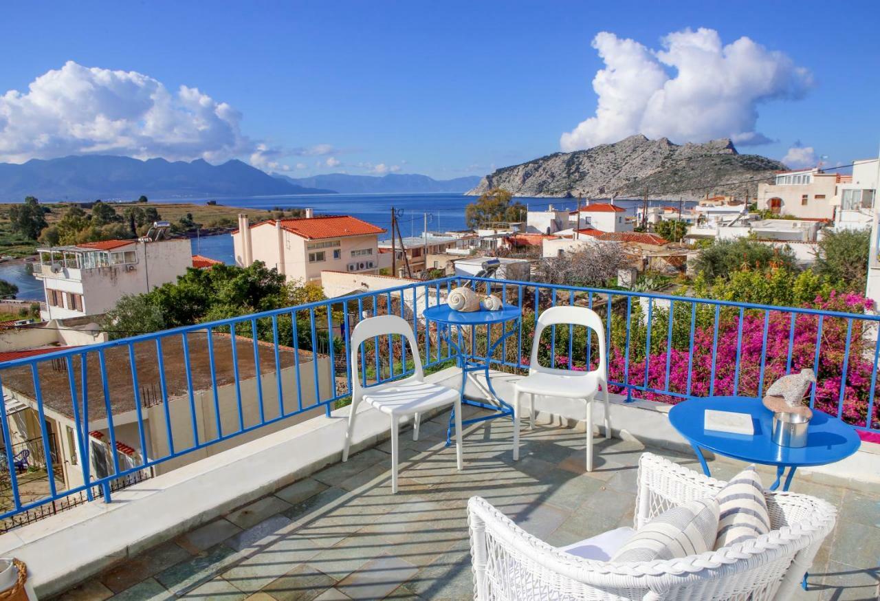 Villa Aeginia 1- Breathtaking Sea View House In Perdika Extérieur photo